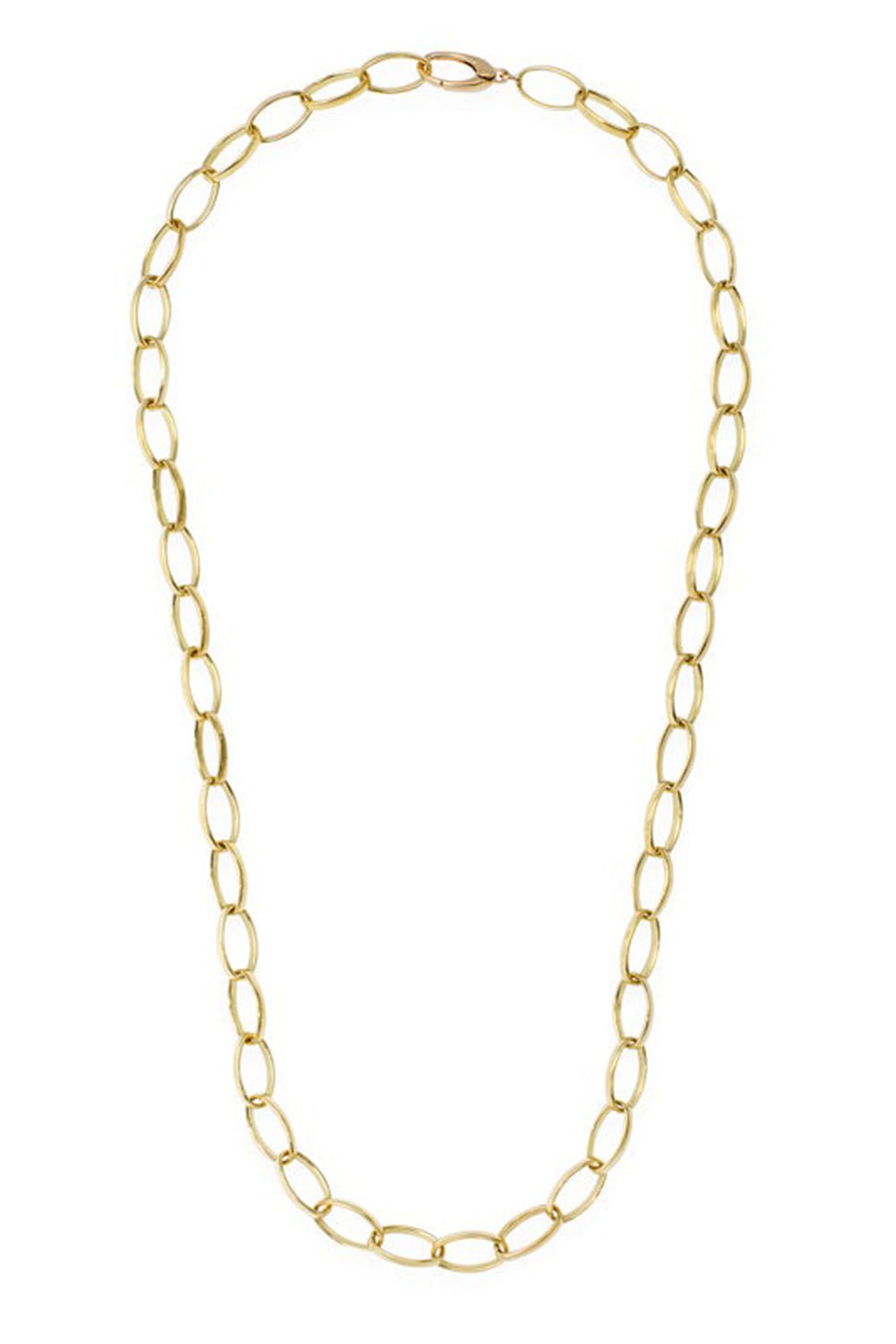 JENNIFER MEYER-Medium Edith Link Necklace-YELLOW GOLD