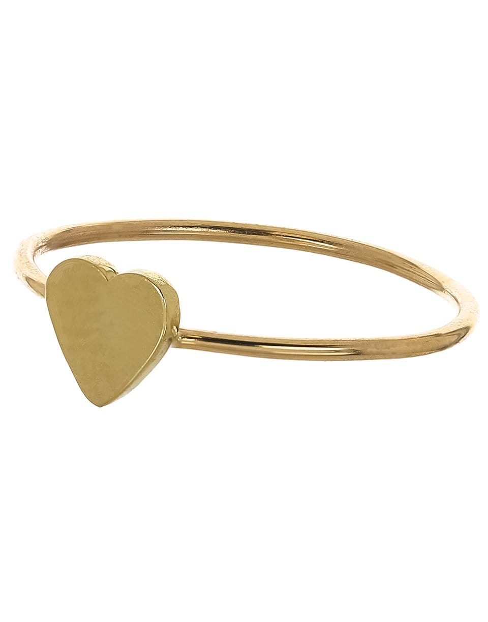 JENNIFER MEYER-Heart Ring-YELLOW GOLD
