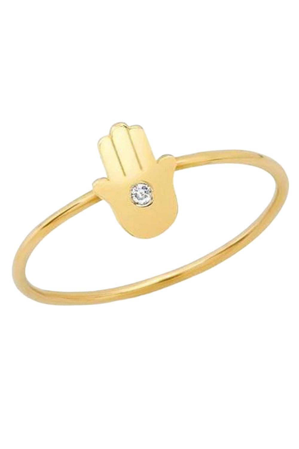Mini Hamsa Ring-YELLOW GOLD-6.5-JEWELRYFINE JEWELRING-JENNIFER MEYER