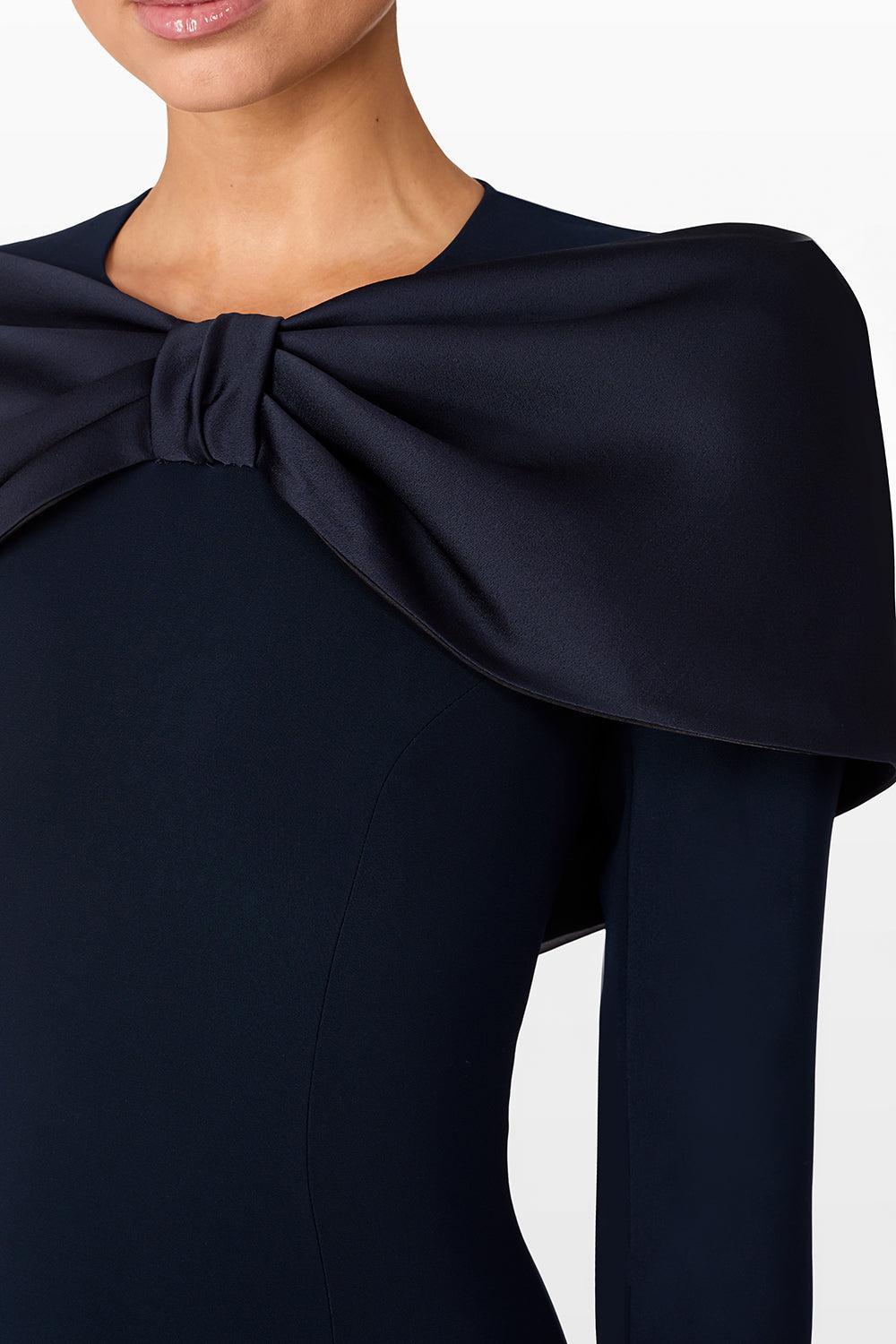 Penny Love Cocktail Midi Dress-INK-6-CLOTHINGDRESSCOCKTAIL-JENNY PACKHAM