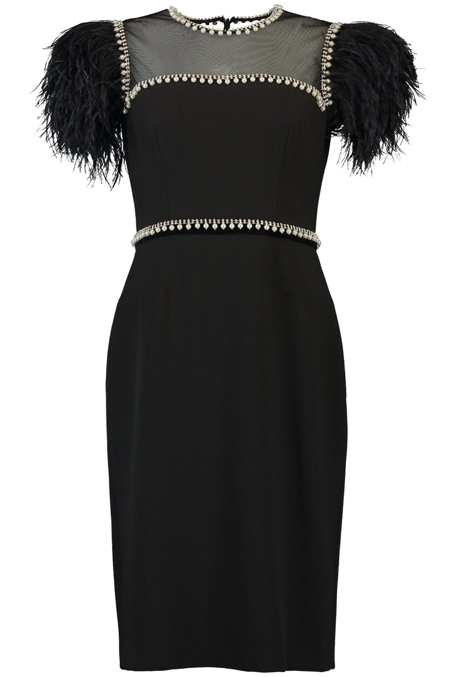 JENNY PACKHAM-Bridget Cocktail Dress- Black-BLACK