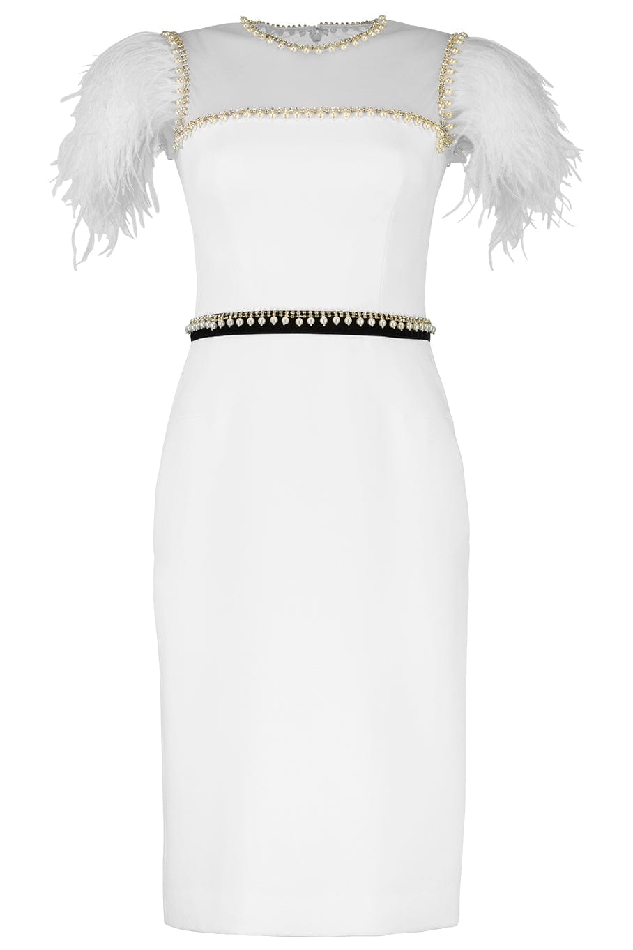 JENNY PACKHAM-Bridget Cocktail Dress - Ivory-