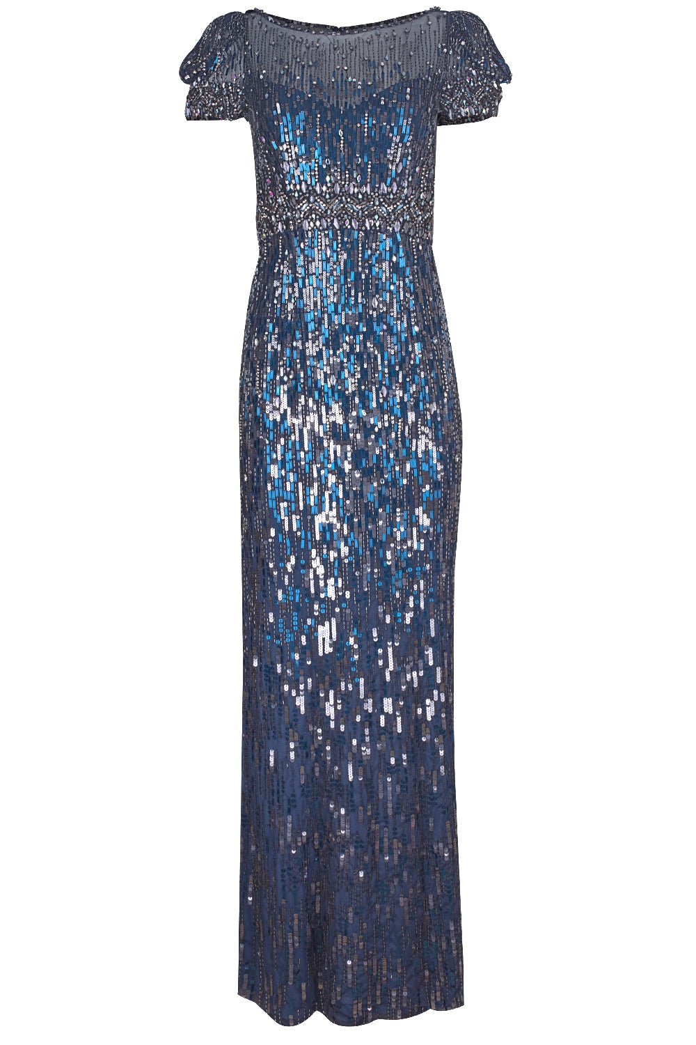 JENNY PACKHAM-Sungem Gown - Oxford Blue-