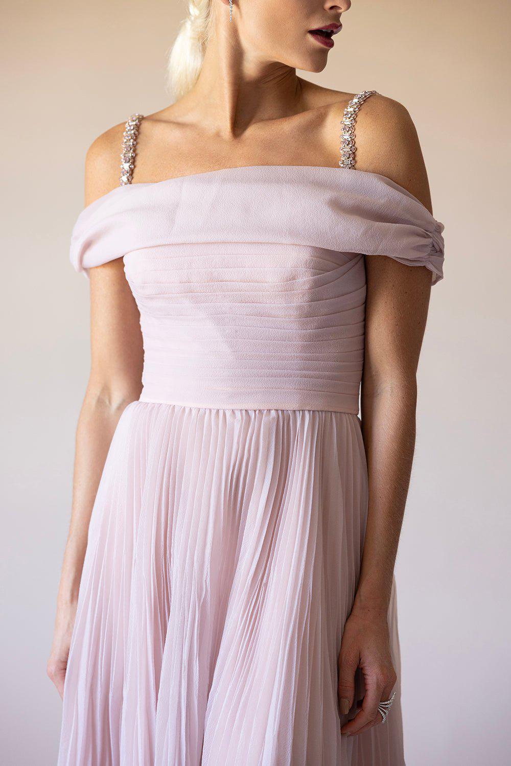 JENNY PACKHAM-Mara Gown - Peach Blossom-PCHBLSSM