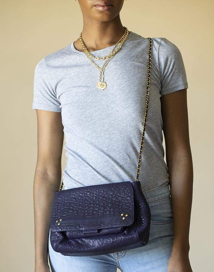 JEROME DREYFUSS-Lulu Shoulder Bag-PURPLE