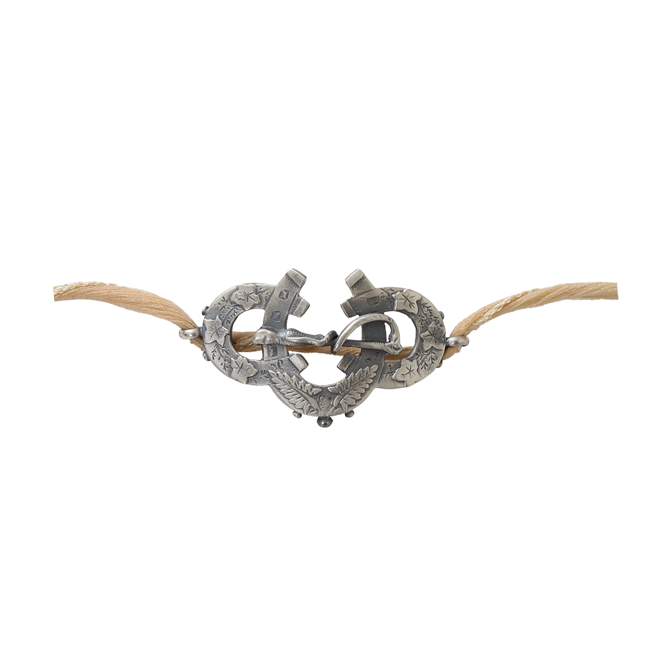 JESSICA CUSHMAN-Monogram Seal Wrap Bracelet-