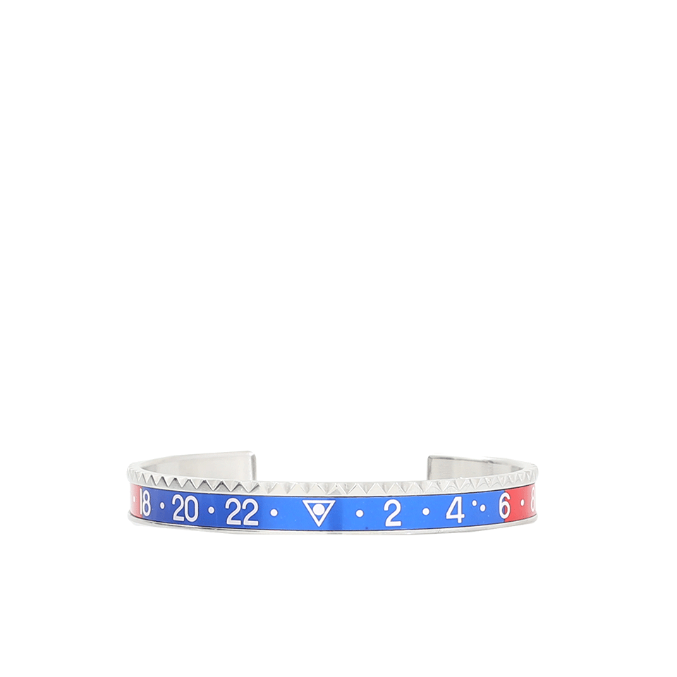 JET HUDSON-GMT Bezel Bracelet-BLUE/RED