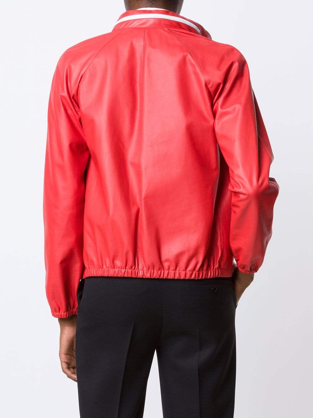 JIL SANDER-Alfa Leather Bomber Jacket-