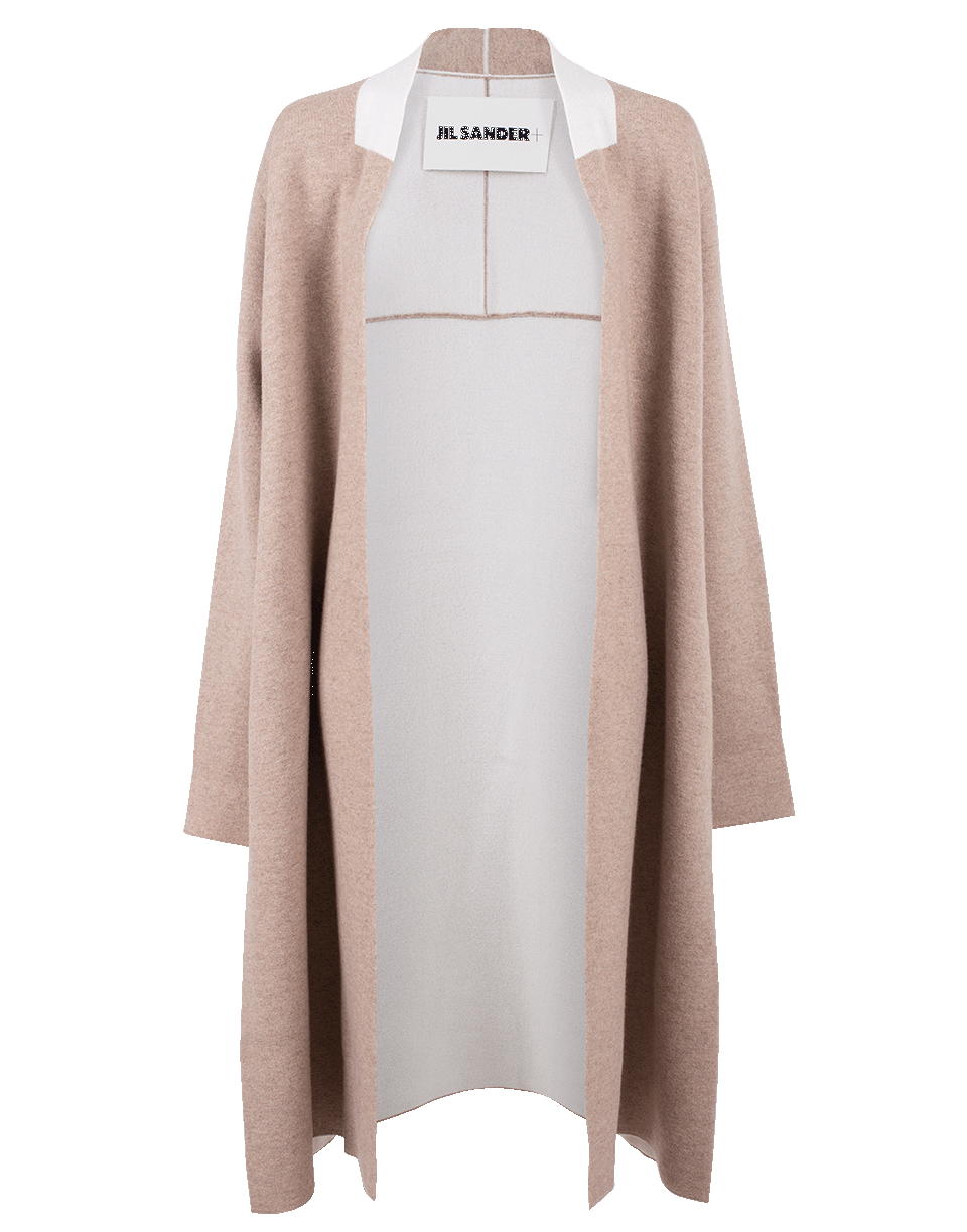 JIL SANDER-Reversible Open Coat-LGHT/PST