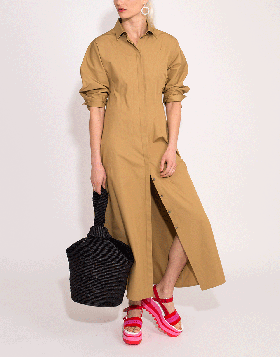 JIL SANDER-Garden Hourglass Shirt Dress-