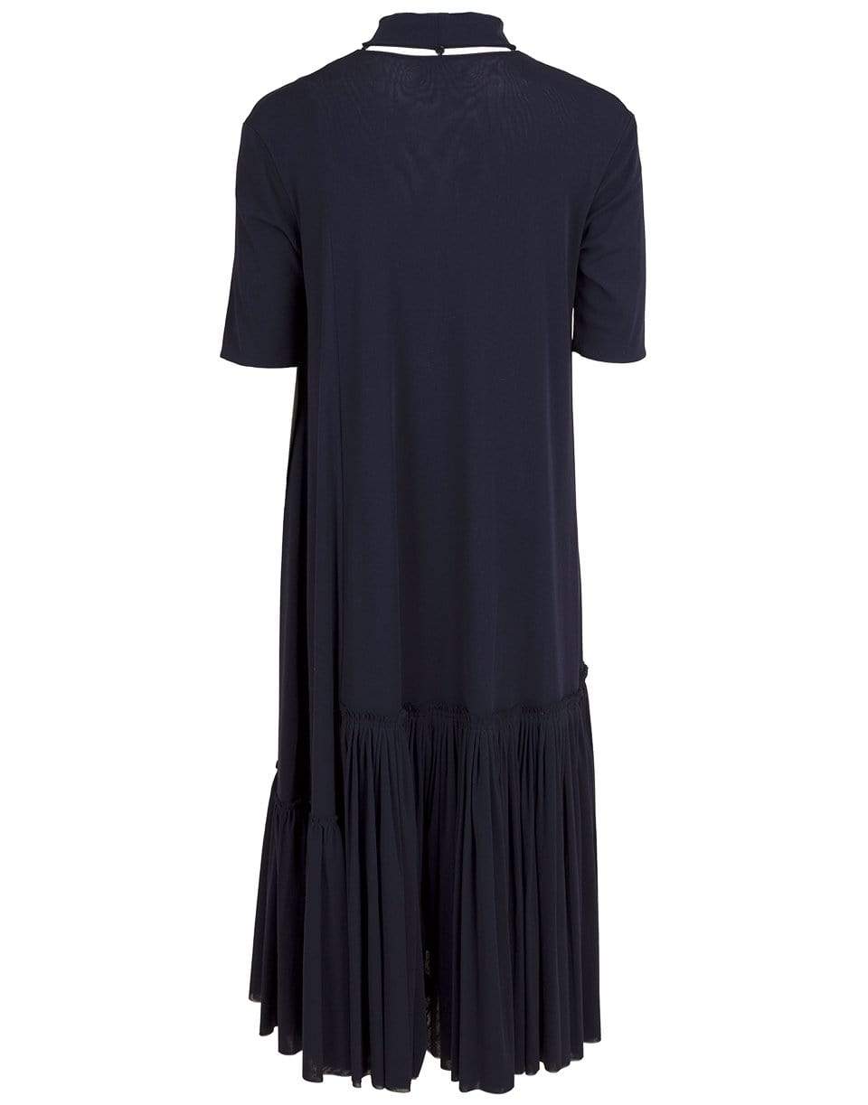 JIL SANDER-A-Line Stretch Tulle Dress-