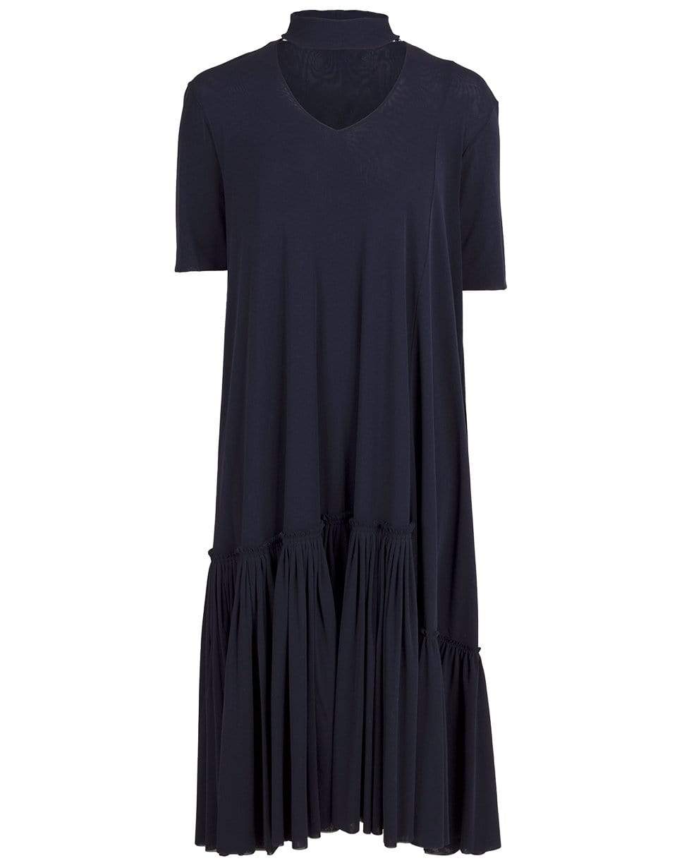 JIL SANDER-A-Line Stretch Tulle Dress-