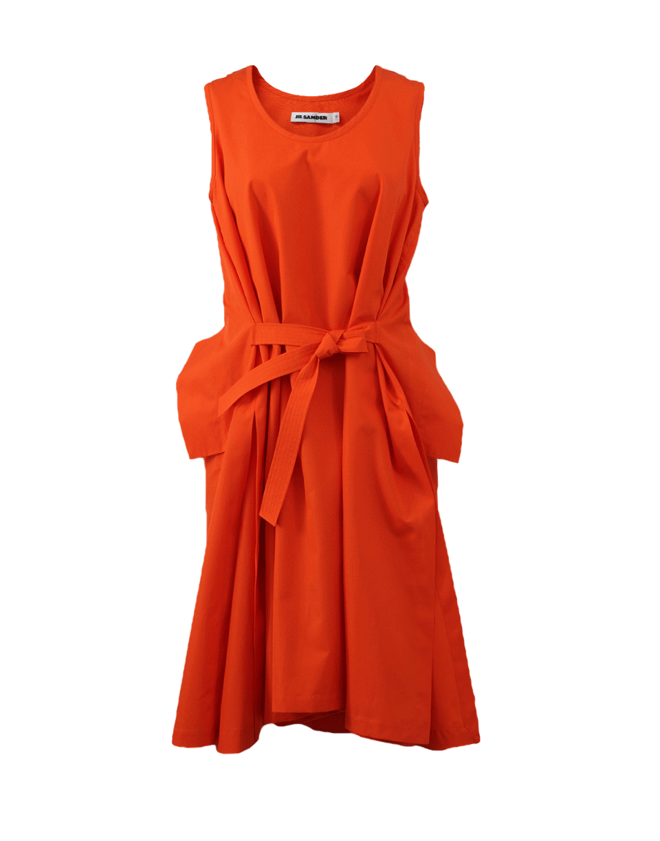 JIL SANDER-Aquilone Dress With Tie-