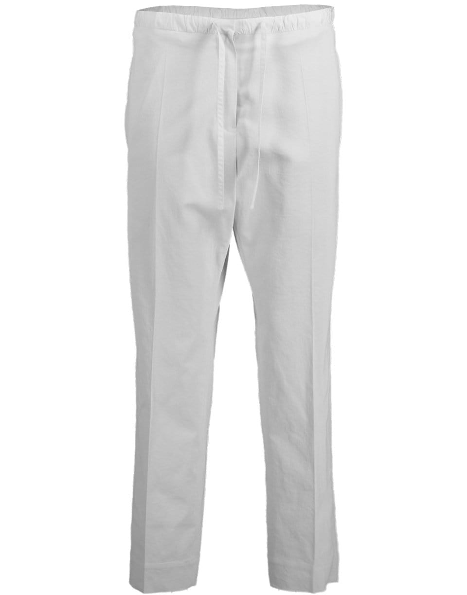 JIL SANDER-Drawstring Cropped Pant-