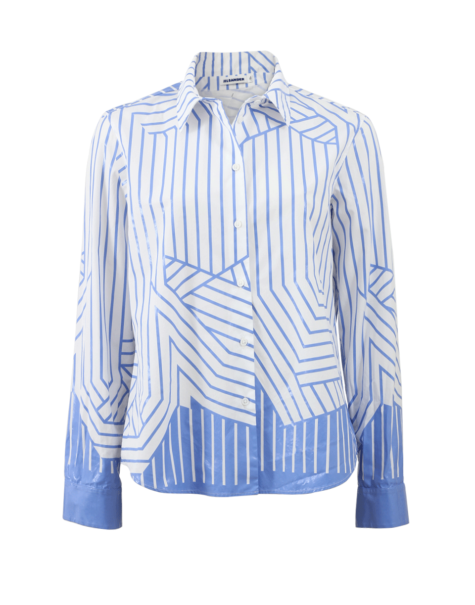 JIL SANDER-Amelia Striped Blouse-
