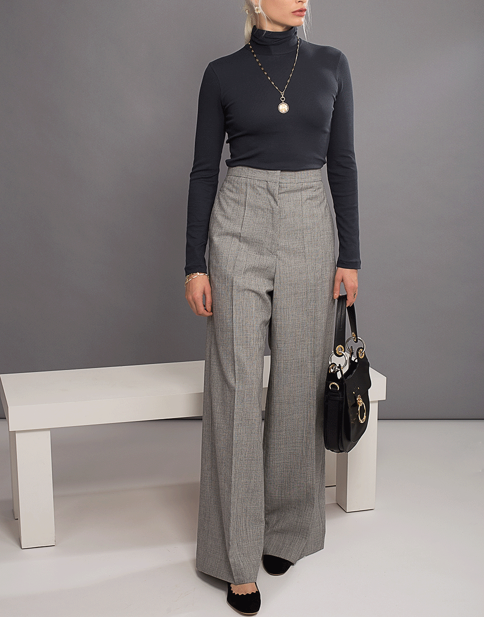 JIL SANDER-Largo Wide Leg Pant-