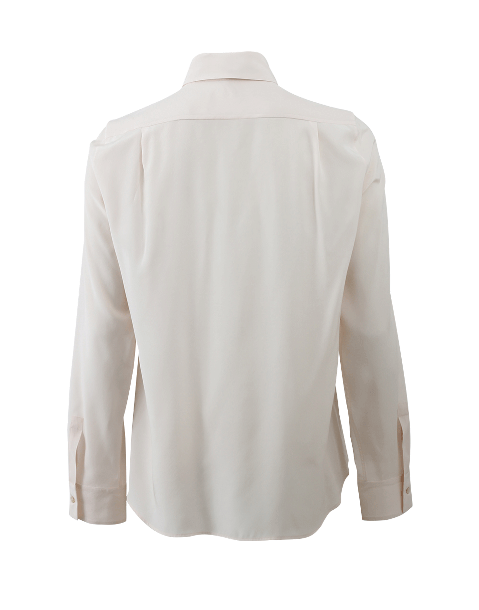 JIL SANDER-Aida Ruffle Blouse-BLUSH
