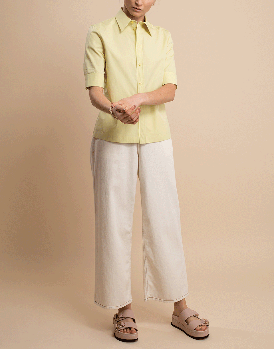 JIL SANDER-Lime Merle Blouse-