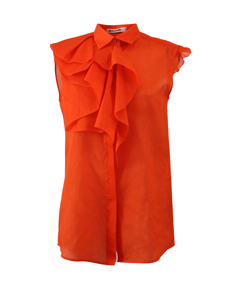 JIL SANDER-Aghata Drape Front Blouse-