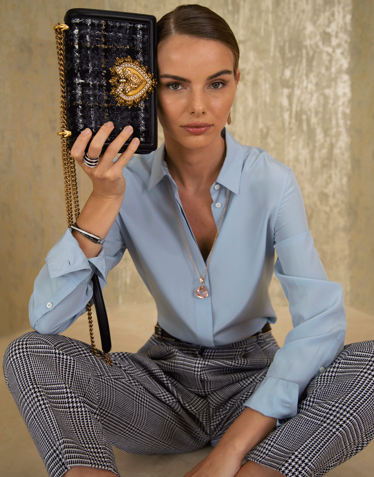 JIL SANDER-Francesca Silk Shirt-