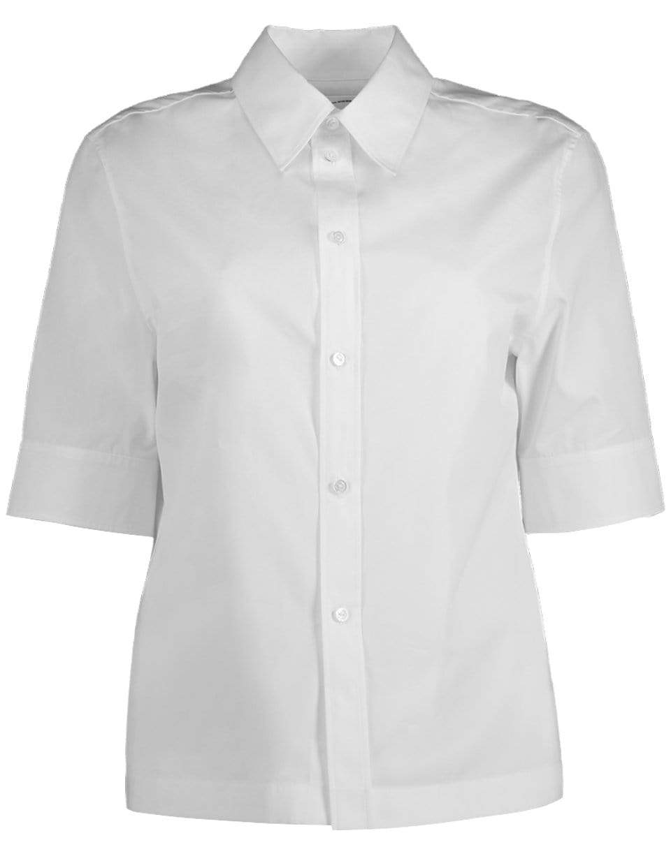 JIL SANDER-White Merle Blouse-