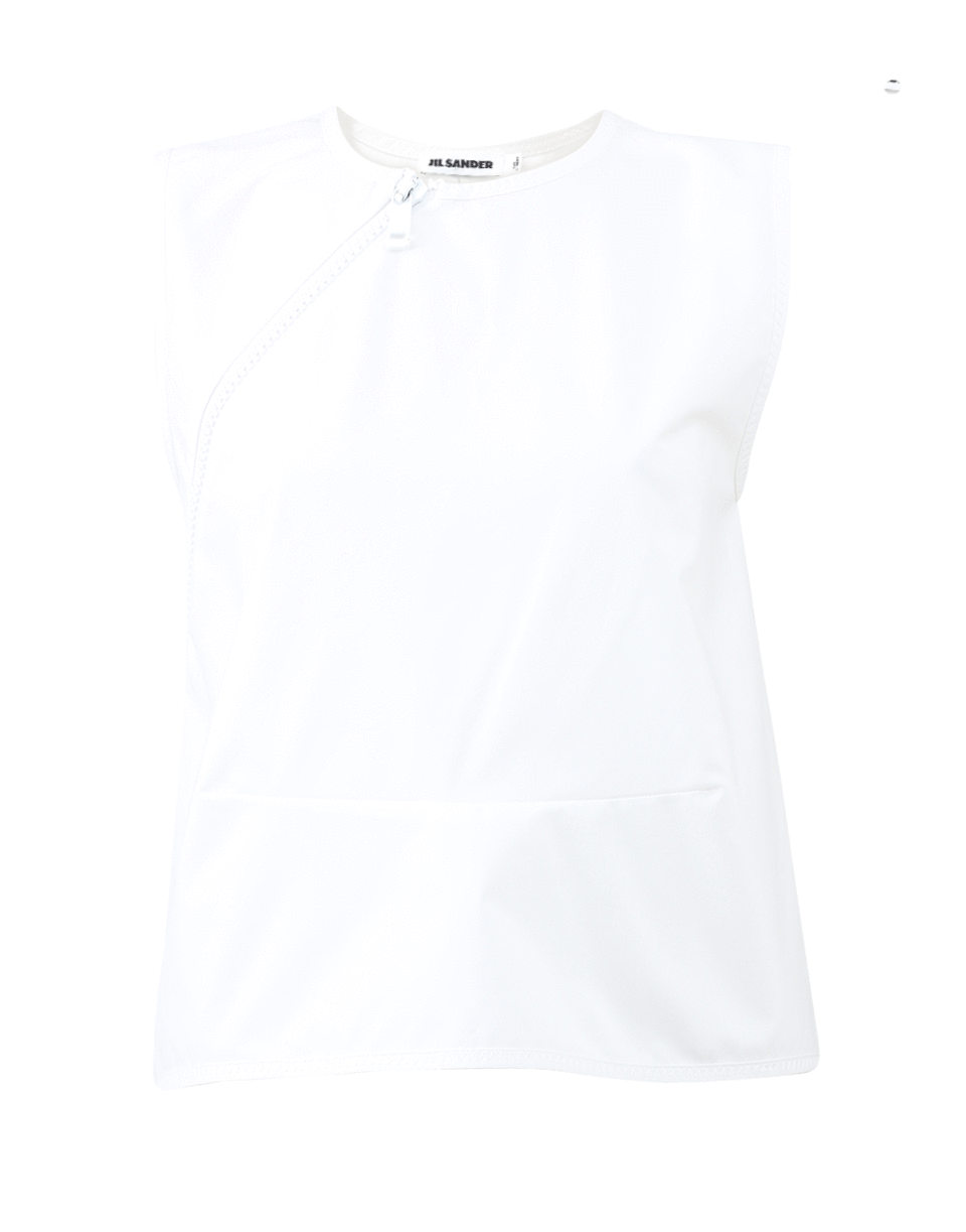 JIL SANDER-Air Zip Poplin Shirt-