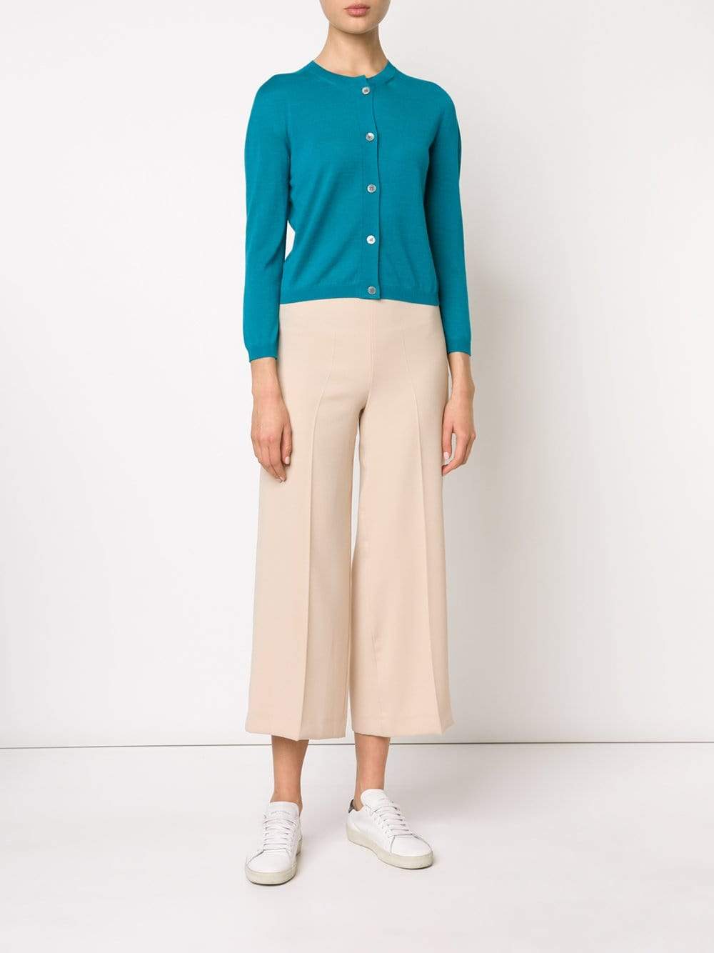 JIL SANDER-Cropped Cardigan-