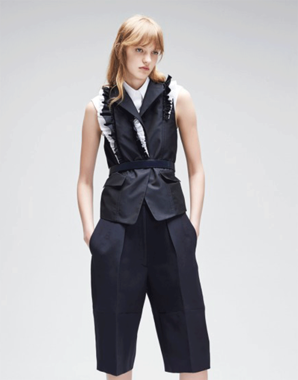 JIL SANDER-Aldrin Ruffle Vest-