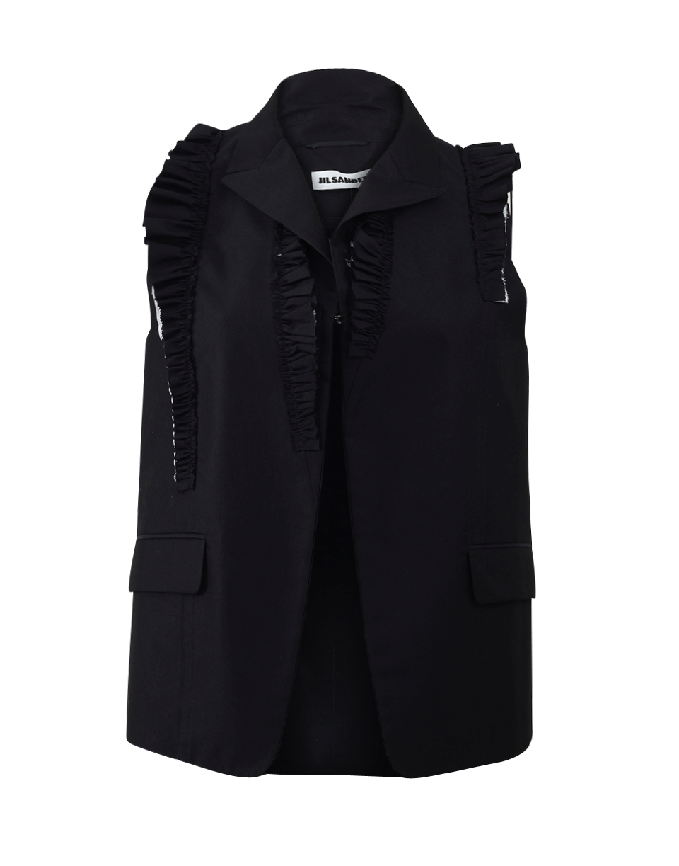JIL SANDER-Aldrin Ruffle Vest-