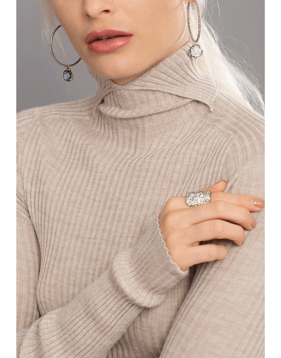 JIL SANDER-Ribbed Sweater-