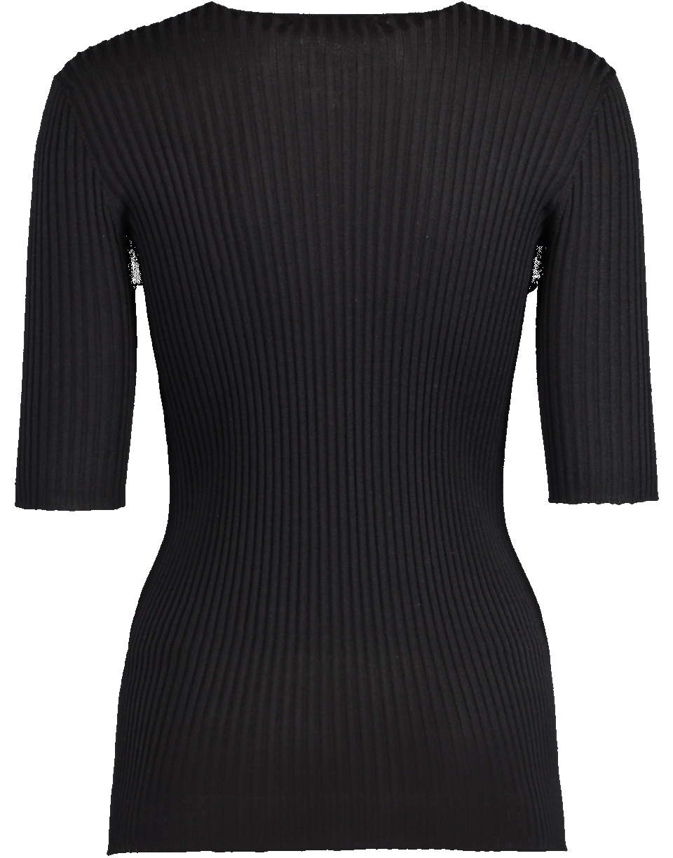 JIL SANDER-Ribbed Knit Pullover-