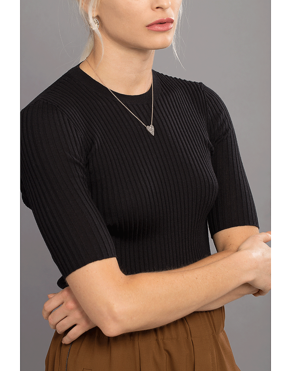 JIL SANDER-Ribbed Knit Pullover-