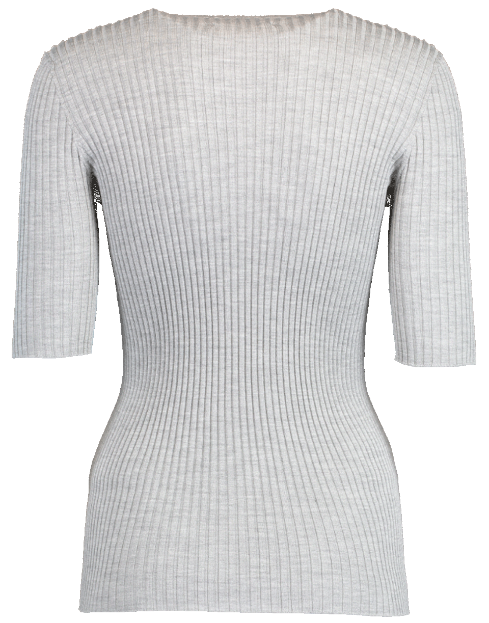 JIL SANDER-Ribbed Knit Pullover-