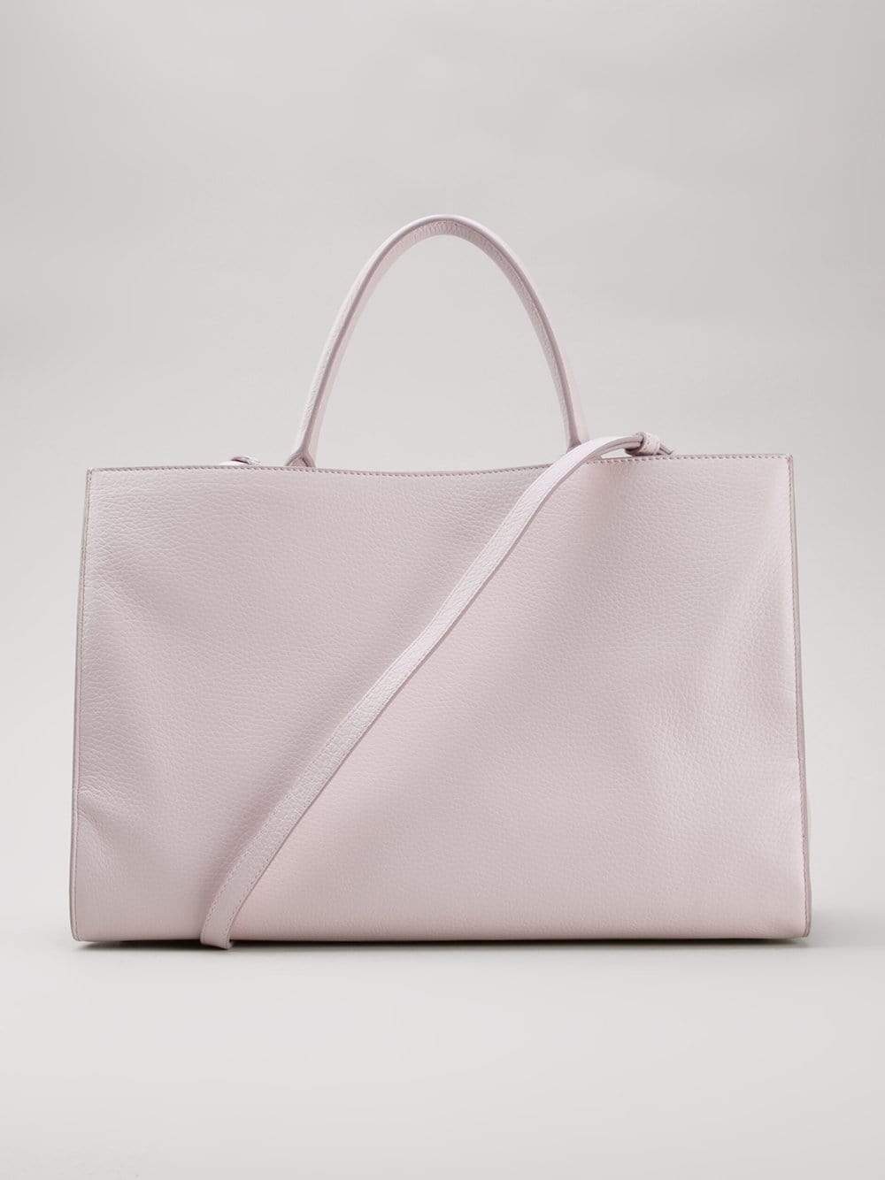 JIL SANDER-Light Zipper Tote-PINK