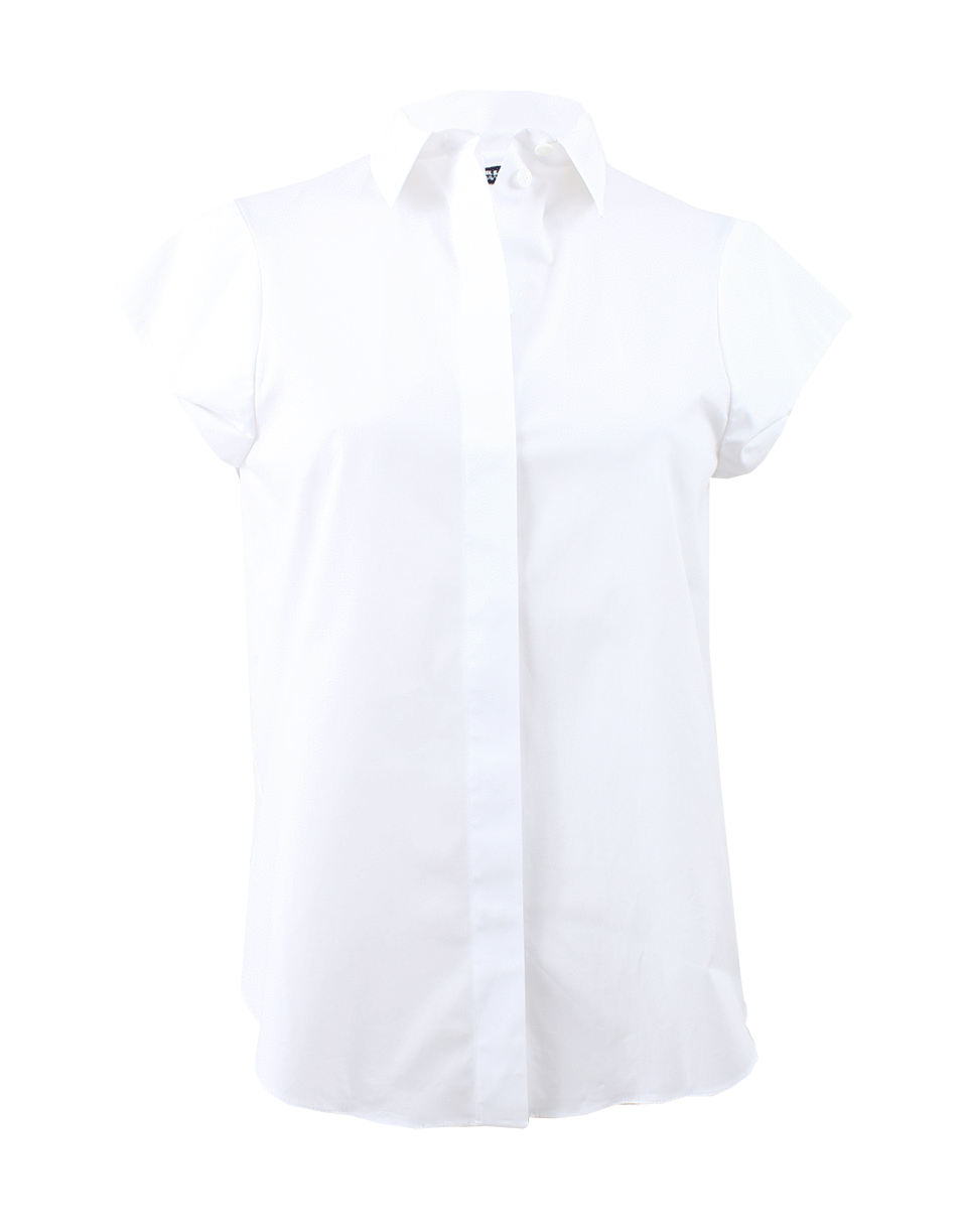 JIL SANDER NAVY-Button Up Blouse-
