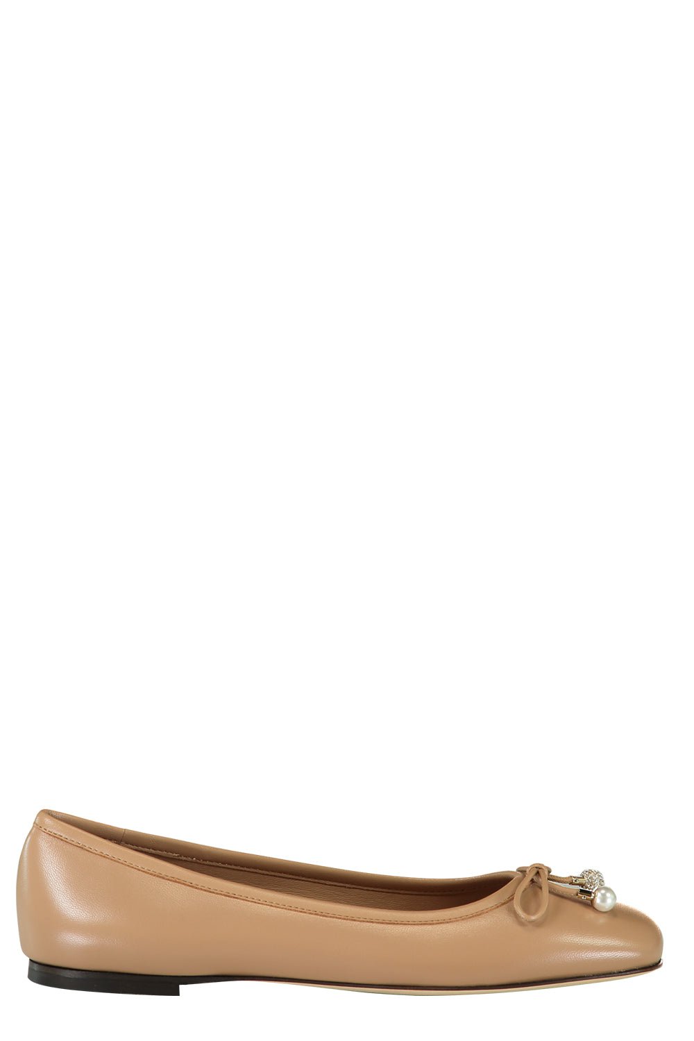 JIMMY CHOO-Elme Flat - Biscuit-