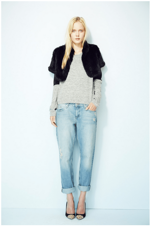JOCELYN-Dyed Rabbit Knitted Shrug-