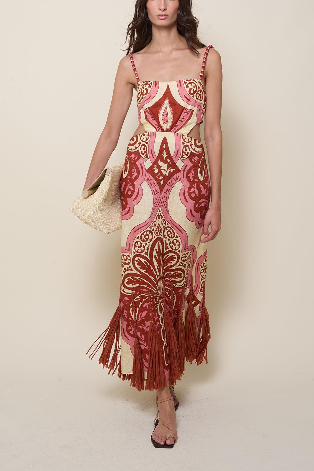 Counter Rythym Dress-ECRRDPNK-2-CLOTHINGDRESSCASUAL-JOHANNA ORTIZ