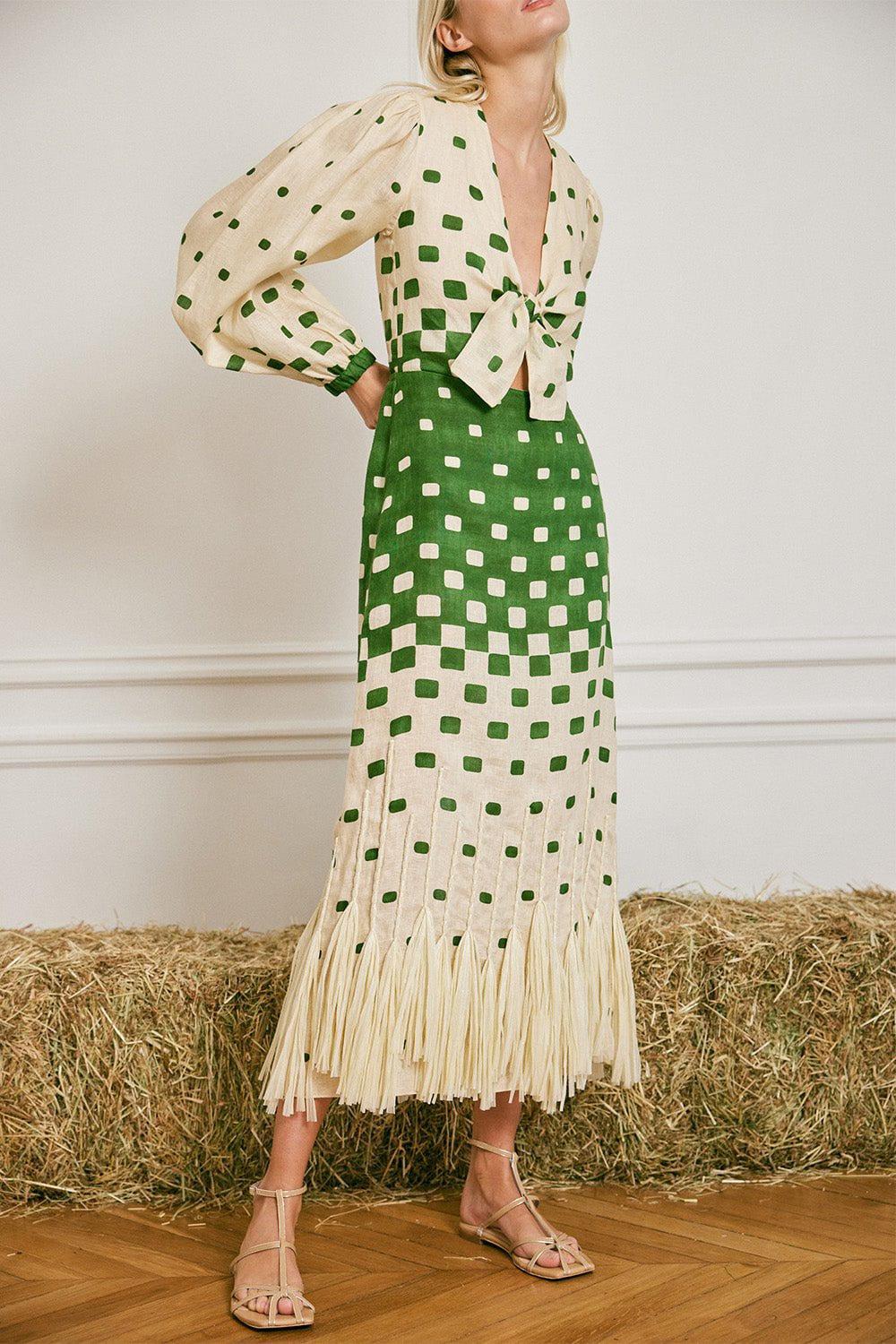 JOHANNA ORTIZ-Pradera Geométrica Dress-