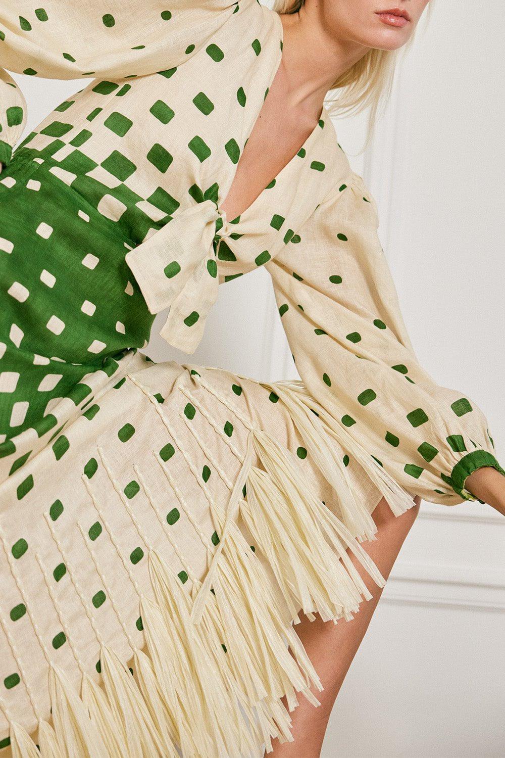 JOHANNA ORTIZ-Pradera Geométrica Dress-