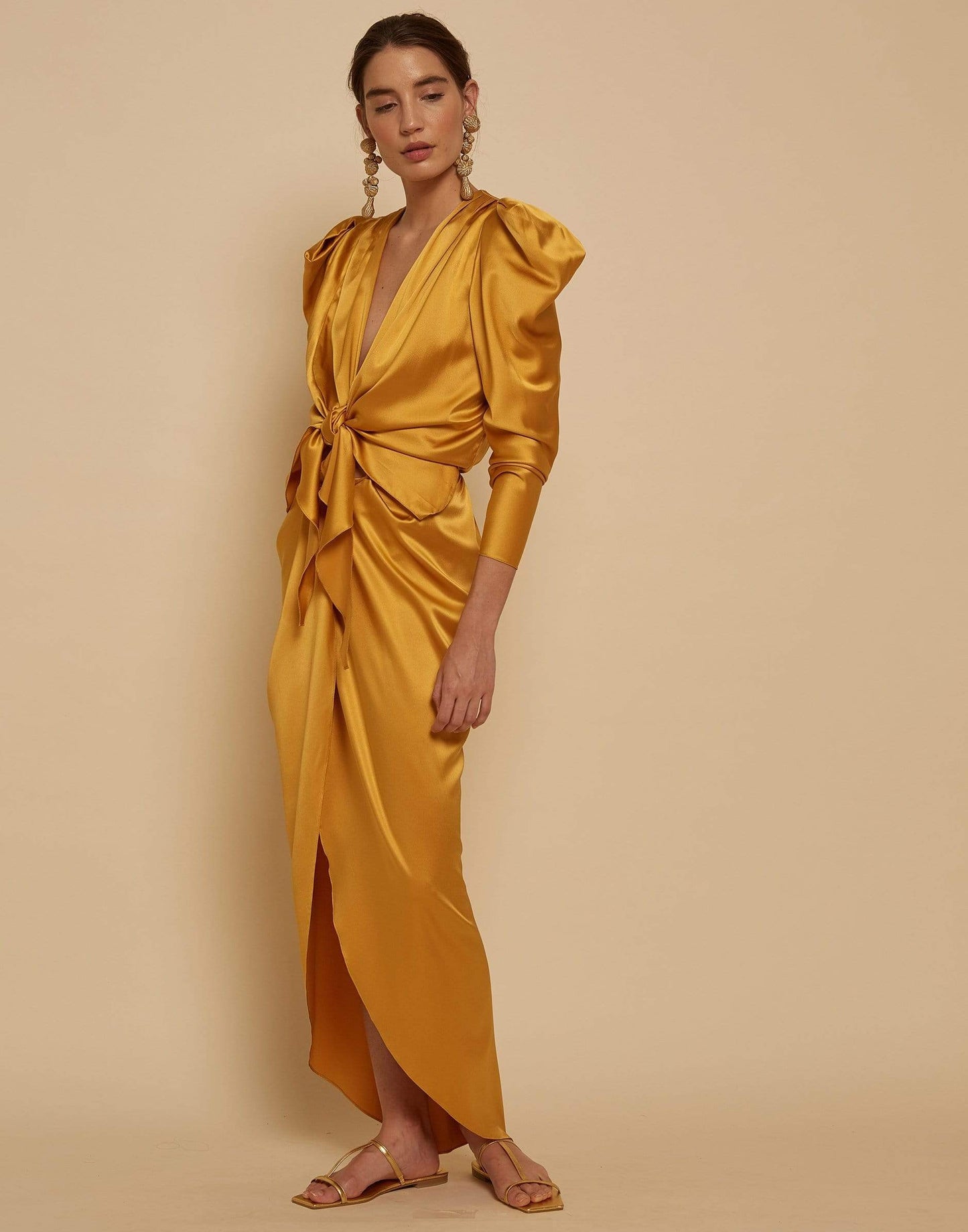 JOHANNA ORTIZ-Carnaval Dancer Dress-MARIGOLD
