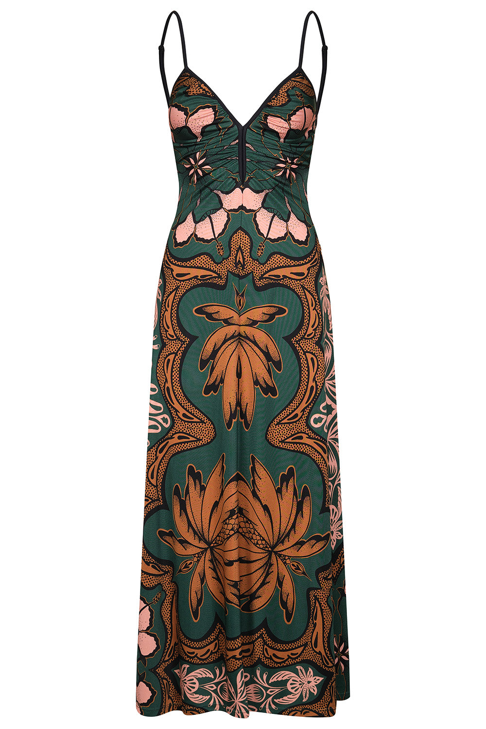  Multicolor Nuestra Tierra Ankle Skirt-NOVELTY-0-CLOTHINGDRESSCASUAL-JOHANNA ORTIZ 