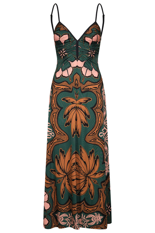 Multicolor Nuestra Tierra Ankle Skirt-NOVELTY-0-CLOTHINGDRESSCASUAL-JOHANNA ORTIZ