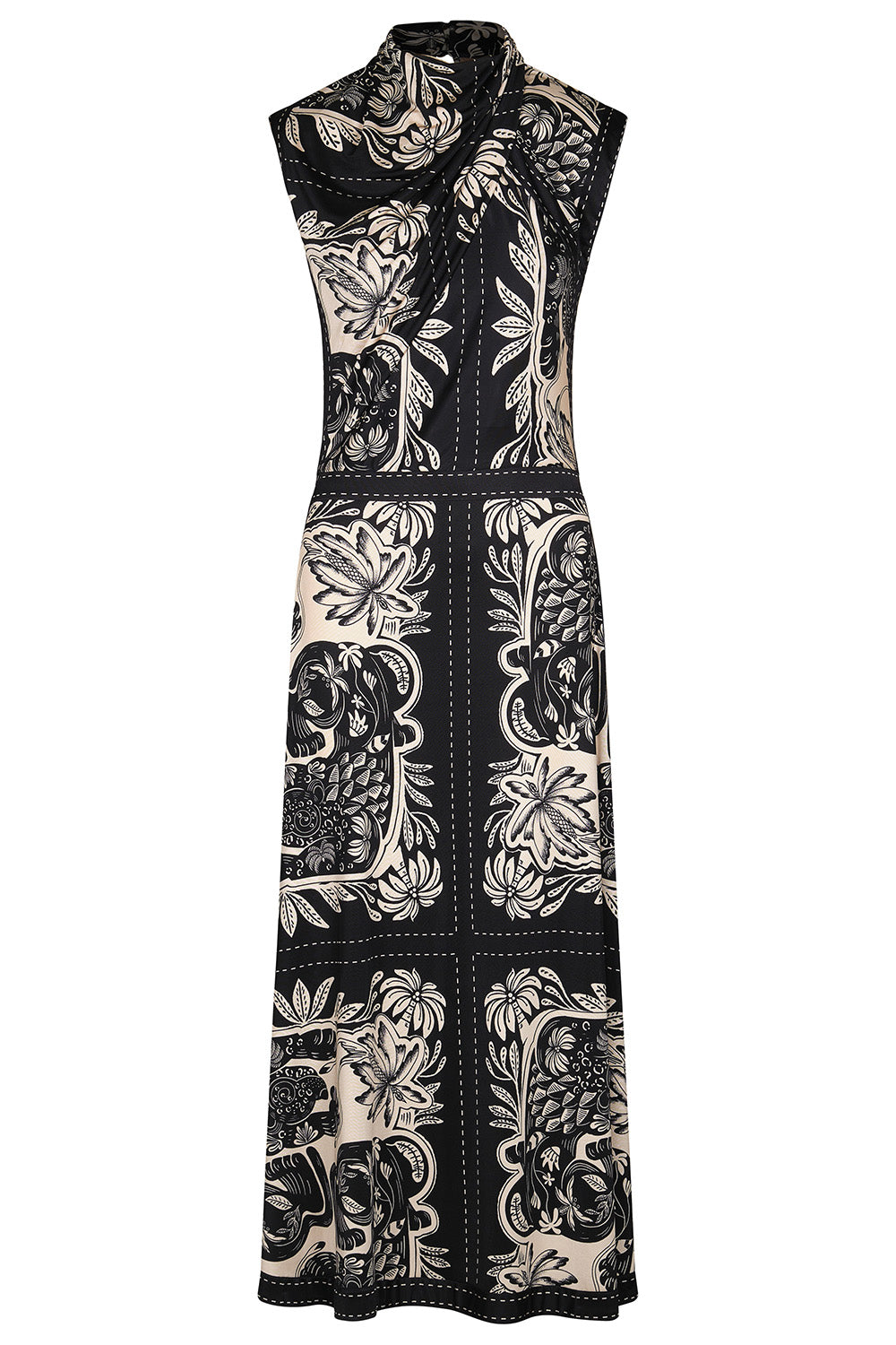Old School Jaguar Midi Dress-NOVELTY-2-CLOTHINGDRESSCASUAL-JOHANNA ORTIZ