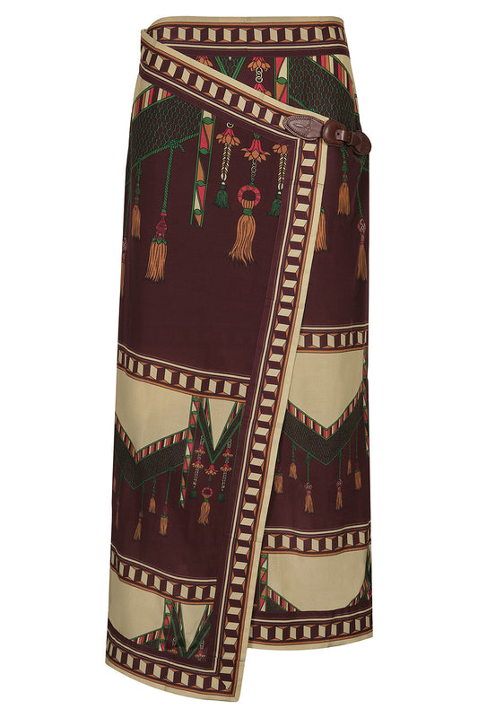 Sacred Geometries Midi Skirt-NOVELTY-2-CLOTHINGDRESSCASUAL-JOHANNA ORTIZ