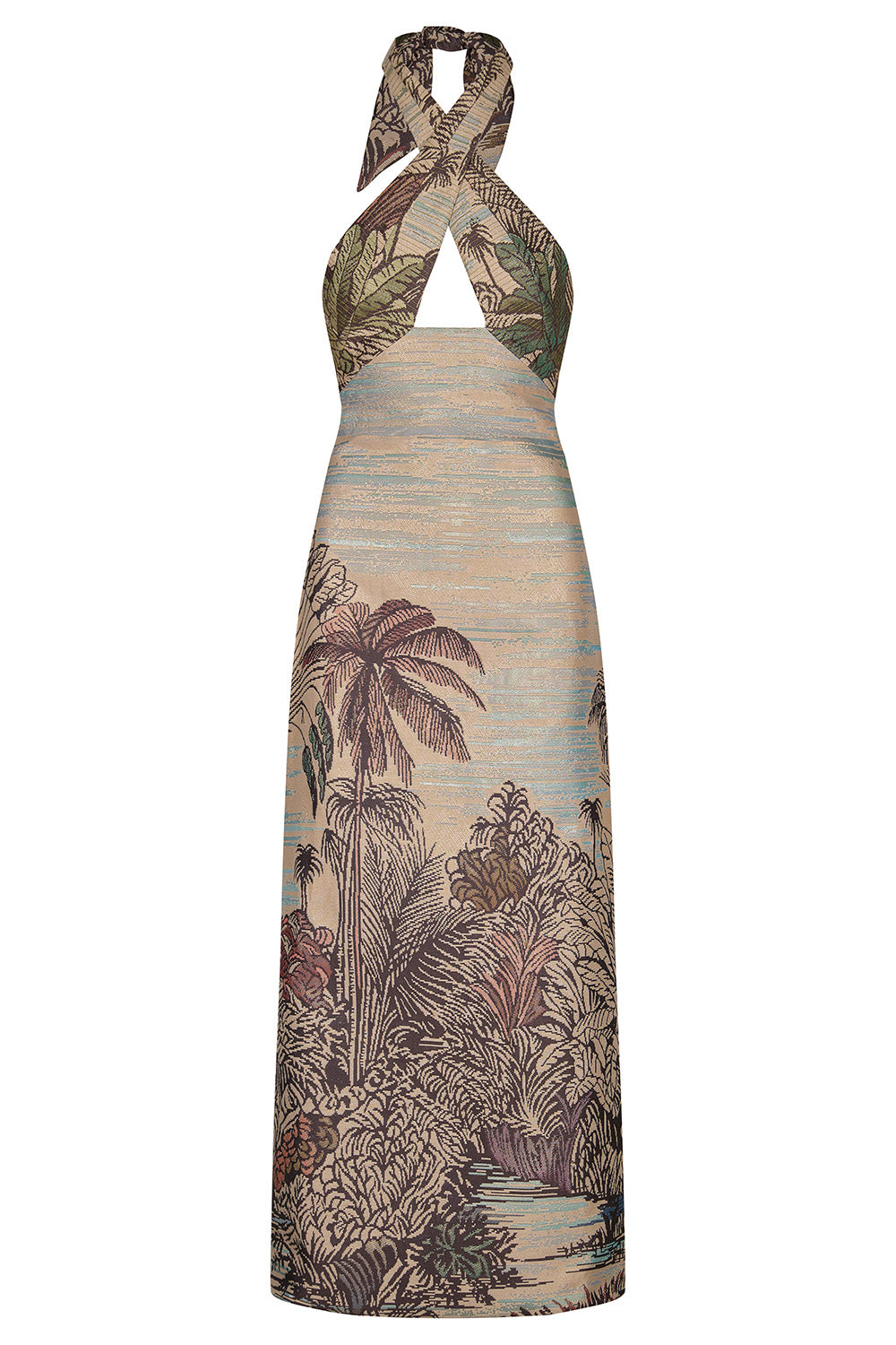 Elegant Expedition Midi Dress - Multicolor-NOVELTY-4-CLOTHINGDRESSCASUAL-JOHANNA ORTIZ