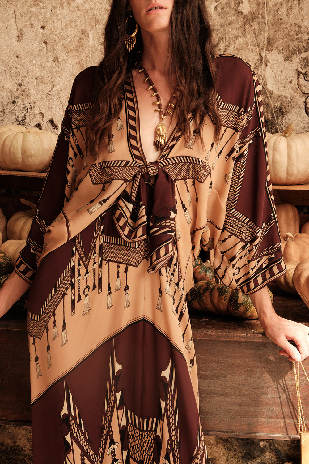 The Ornamental Voyage Maxi Dress-NOVELTY-6-CLOTHINGDRESSCASUAL-JOHANNA ORTIZ