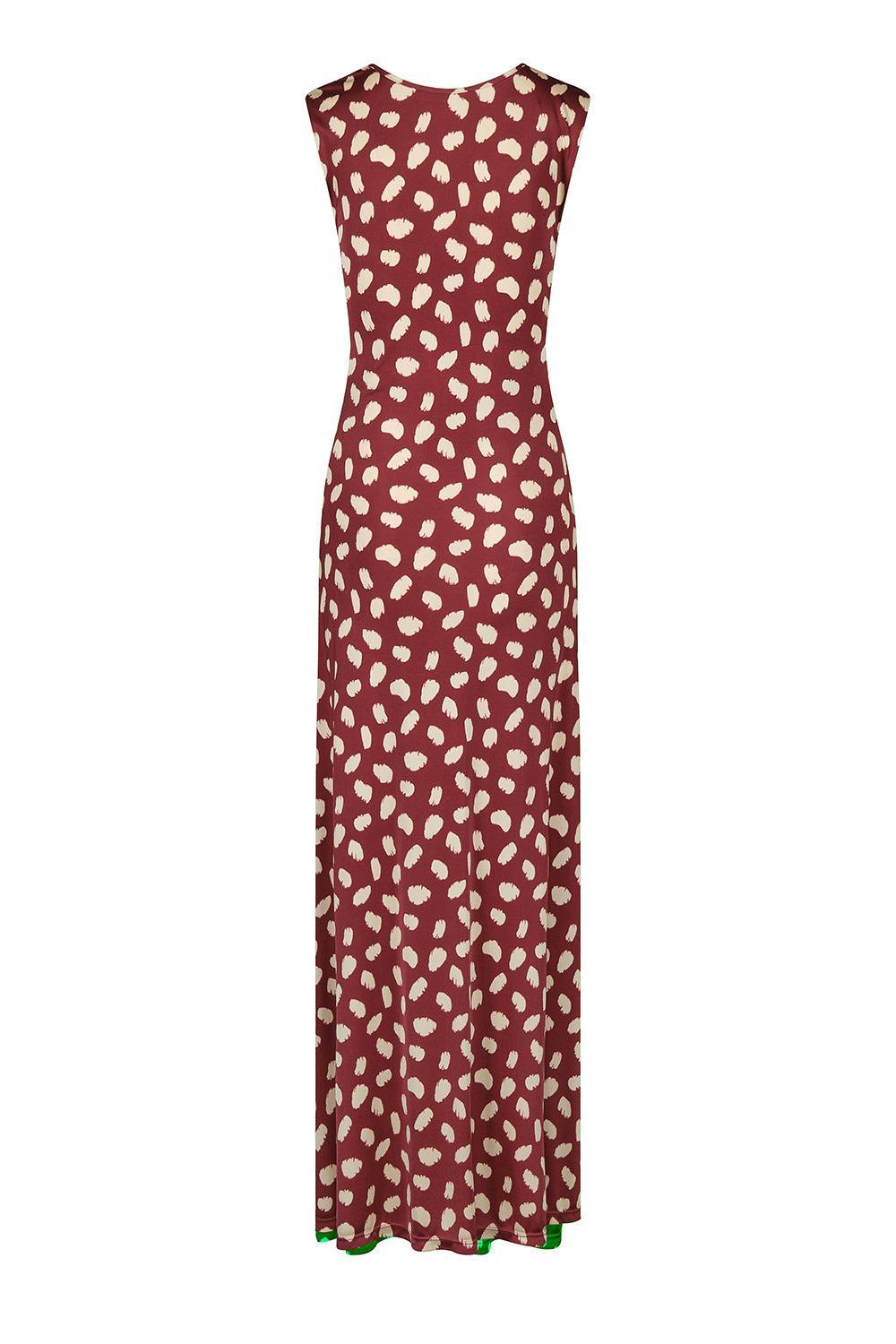 Horizonte Místico Ankle Dress-RED-2-CLOTHINGDRESSCASUAL-JOHANNA ORTIZ