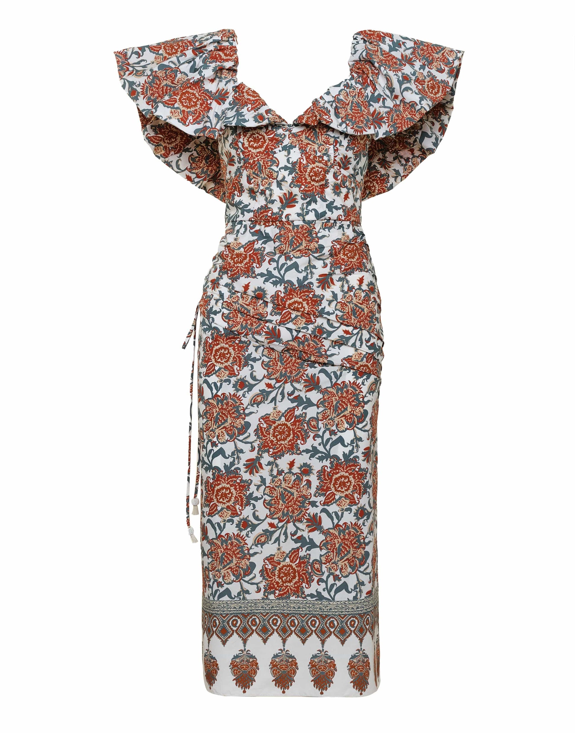 JOHANNA ORTIZ-Art De Vivre Midi Dress-