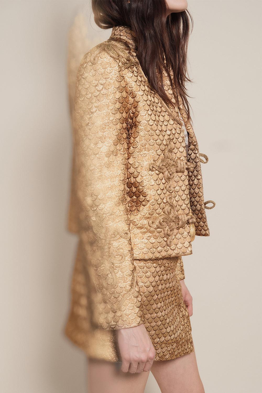 Boldness Jacket-GOLD-XS-CLOTHINGJACKETCASUAL-JOHANNA ORTIZ